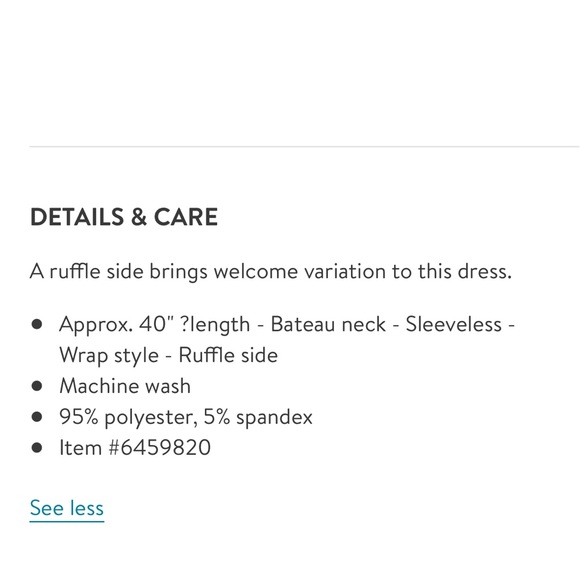 NWT CALVIN KLEIN PRINTED SCUBA CREPE SIDE ruffle dress. Black and white.… - Picture 12 of 12